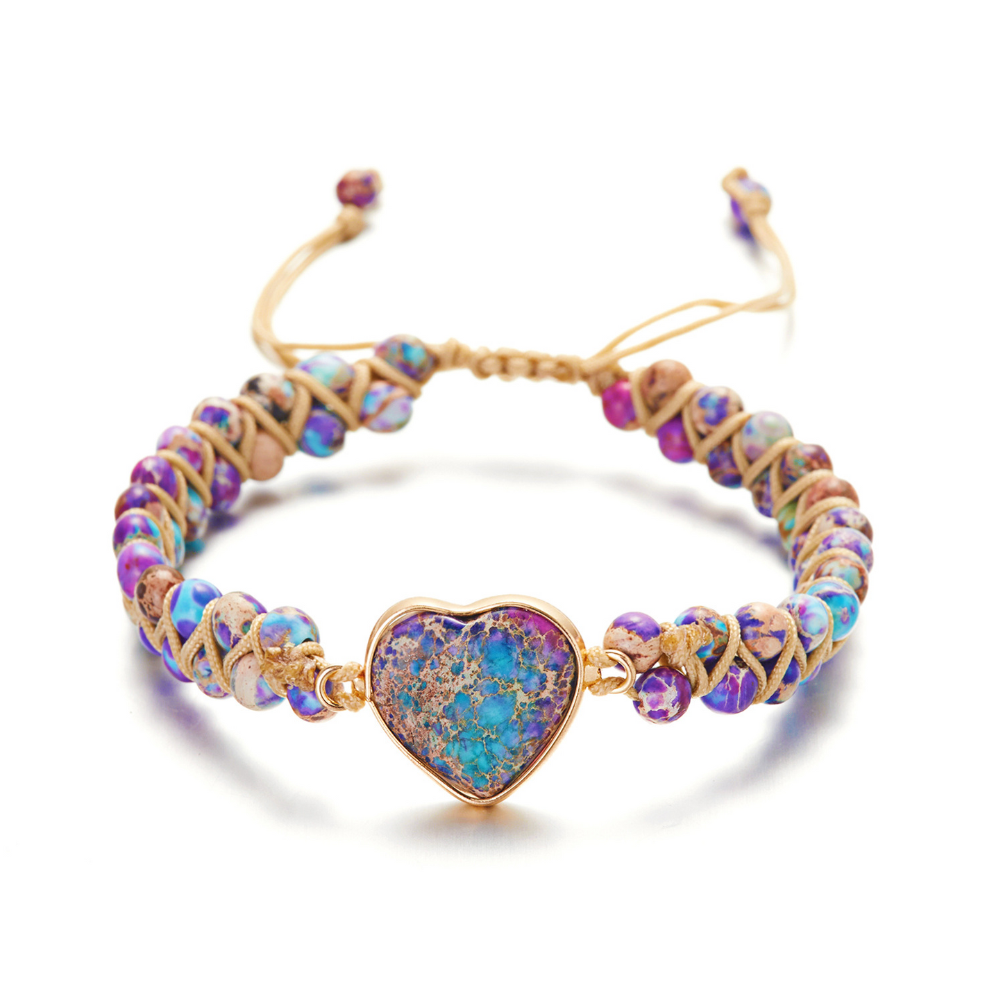 Creative Woven Love Stone Bracelet