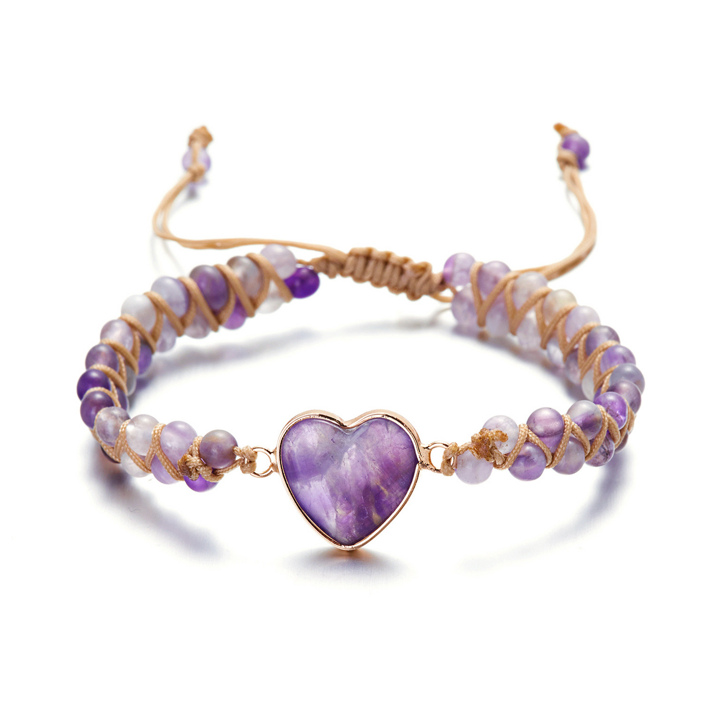 Creative Woven Love Stone Bracelet