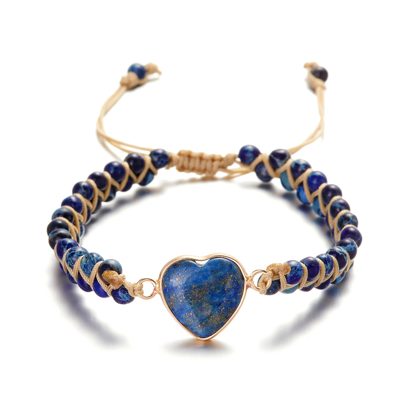 Creative Woven Love Stone Bracelet