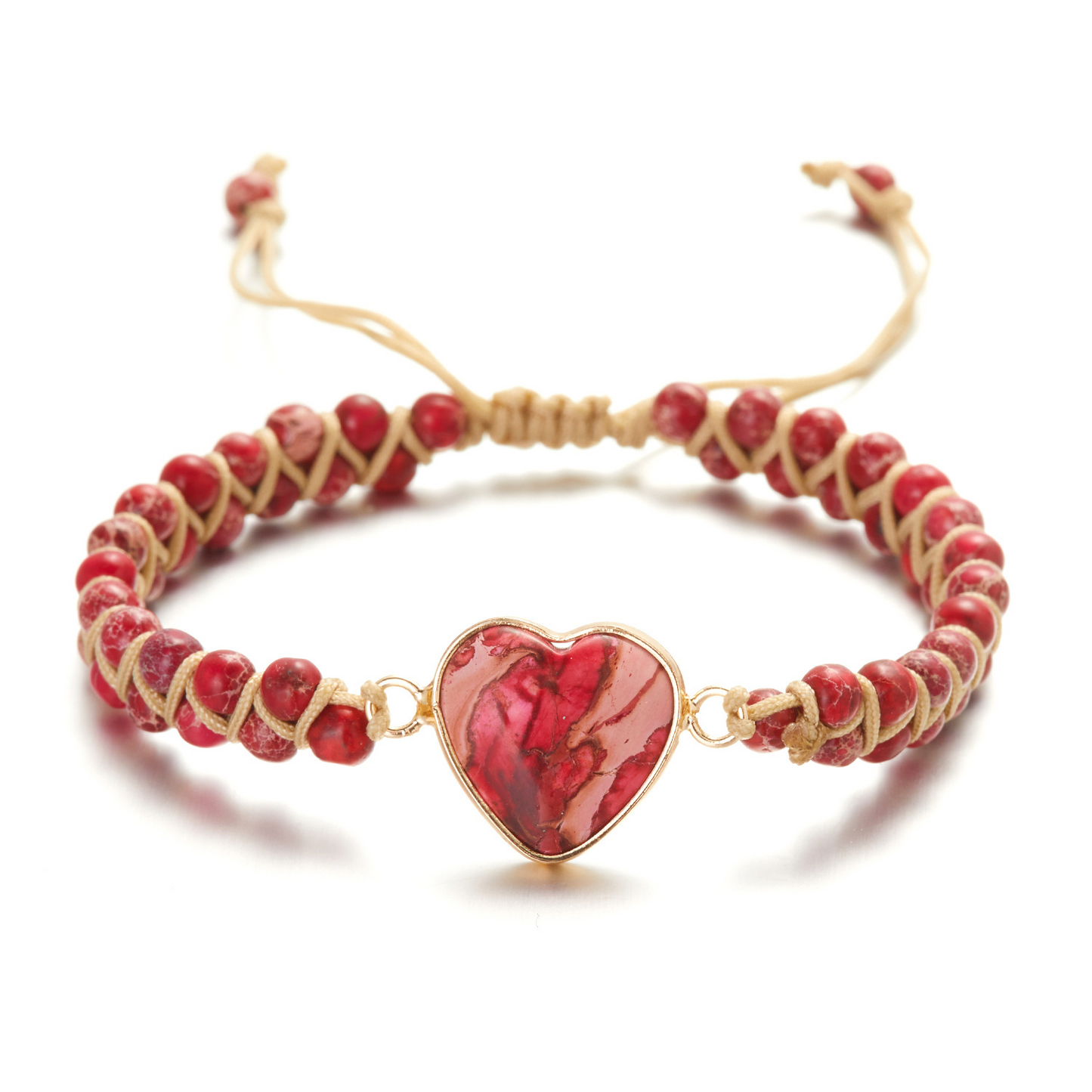 Creative Woven Love Stone Bracelet