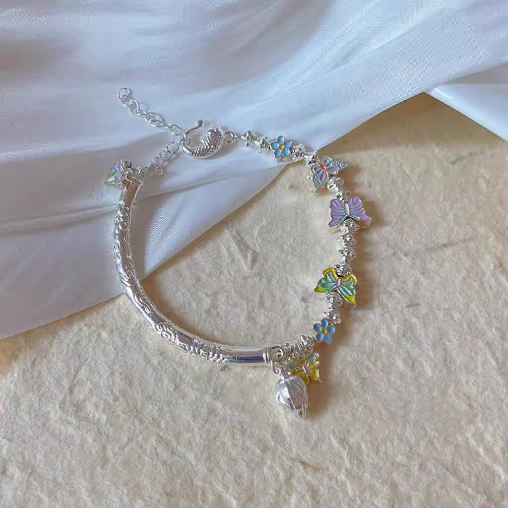 New Chinese Style Colorful Butterfly Bracelet